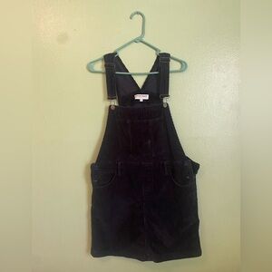 American Apparel Pinafore Corduroy Dress Navy Blue Size L